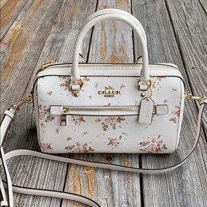 NWOT Coach Rowan Satchel in Chalk Multi